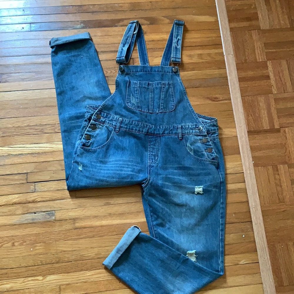 Denim Overalls New!